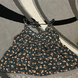 Womens floral tank top